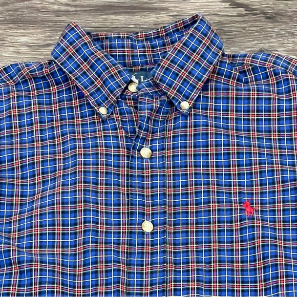 Ralph Lauren Other - Ralph Lauren Classic Fit Long Sleeve Blue Red Plaid Button Down Small Oxford